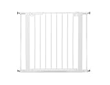 BabyDan Premier Türschutzgitter / Treppenschutzgitter zum Klemmen, 86 - 93.3 cm - hergestellt in Dänemark und vom TÜV GS geprüft, Farbe: Weiß