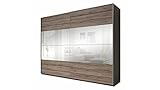 Stylefy Realta Schwebetürenschrank Sanremo Eiche Optik Dunkel 270 cm