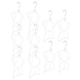 iplusmile 10 Stück Kinder-Kleiderbügel Einteilig Kinderzimmer-Set Hosenbügel Baby-Kleiderbügel Für Schrank Weißer Kleiderständer Wäschebügel Kinder-Kleiderbügel