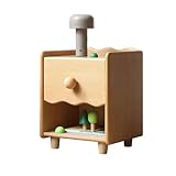 Nachttisch Kinder-Nachttisch aus Holz, moderner Nachttisch, Schlafzimmer, Mini-Kleiner Aufbewahrungsschrank, Aufbewahrungs-Nachttisch