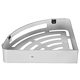 Jeanoko Eckregal, wandmontiertes Badezimmer-Regal, Aufbewahrungsregal und schöne korrosionsbeständig, verschleißfest für Badezimmer für Duschgel