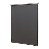 Ventanara® Verdunkelungsrollo ohne Bohren Klemmfix Thermorollo Grau inklusive Klemmträgern 80 x 210 cm