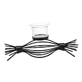 ADOCARN Kerzenständer Ornament Teelichtständer Aus Eisen Hohler Kerzenständer Kerzenhalter Tischkerzen Kegelkerzenhalter Aus Glas Dekor Für Tisch Teelichthalter Tischdekoration