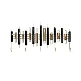 Wandgarderobe Minimalistische Garderobe Wohnzimmertür Metall Design vertikale Flurgarderobe Wandbehang Schlafzimmermöbel Kleiderhaken Wand