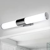 A.T.Lums LED Spiegelleuchte Bad - 12W Badezimmer Lampe 42CM, Neutralweiß 4000K 900LM, IP44 Wasserdicht, Badlampe Wand als Wandbeleuchtung für Badezimmerlampe Wand