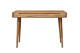 Nordic Story Schreibtisch Scandi (Eiche Natur) • Schreibtisch mit 1 große Schublade • Auch als Schminktisch, Computer-Tisch oder Konsole • Massivholz (Eiche) • 110 x 43 x 75 cm