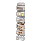 6-Tier Hängeorganizer Hängeaufbewahrung Über dem Türorganisator Hängende Aufbewahrungstasche Badezimmer Faltbares Hängeregal Hänge Garderobe Closet Organizer Hängende Regale Hängender Abschlussbeutel