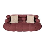 Touch me 3 Sitzer + 2 Sitzer Sofas & Sessel aus 100% Schaum ohne Rahmen und Ecken-neuester Trend (braun, 2 Sitzer Sofa)