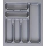 MUHOO Besteckkasten für Schubladen 45er Besteckeinsatz Schubladeneinsatz Küche 366 x 474 mm