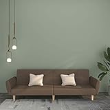 ZEYUAN Schlafsofa, Tagesbett, Couch Mit Schlaffunktion, Wohnzimmersofa, Schlafcouch, Bigsofas, Cauchsofa, Creme Stoff