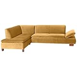 Max Winzer Ecksofa Links mit Sofa 2,5-Sitzer rechts Terrence Samtvelours mais