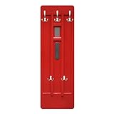 Bilderwelten Garderobe - Rote Tür aus Amsterdam, Größe HxB:119cm x 39cm