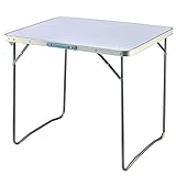 Klapptisch, Picknicktisch, Tragbarer Campingtisch, Zusammenklappbare Tischplatte Aus Aluminium, Campingtisch Mit Tragegriff Für Outdoor, Strand, Grill, Picknick, Kochen