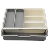 Mkcavne Besteck Schubladenfach Erweiterbar Verstellbare Utensilienschublade für die KüChe Utensil Organizer Mehrzwecklagerung für die KüChe