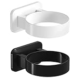 KUWUNG Föhn Halterung, 2PCS Fönhalter Ohne Bohren, Wandmontage Haartrocknerhalter, Föhnhalter Wand Ohne Bohren, Glätteisen Föhnhalterungen,Haartrockner Halterung Für Bad Lagerung