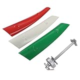 Raguso Windturbinen-Generator-Kit, 200 W Windturbine, weiß, rot, grün, Blatt, niedrige Windgeschwindigkeit, Start, Premium-Umwandlungsrate, breite Anwendung für Pavillons(#1)