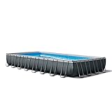 Intex - Auseinanderbaubarer Pool 26374NP Ultra XTR Frame, 975 x 488 x 132 cm, mit Filter