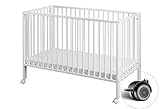 tiSsi ® Reisebett Faltbett Klappbett, weiß