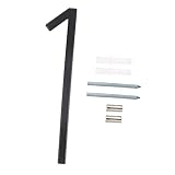 Yardwe 1 Set Digitale Hausnummer Vintage Heimdekoration Vintage-Aufkleber Aufkleber Nach Zahlen Hoteltürnummer Adressschild Adressschild Für Häuser Hausnummern Tür Hausnummern