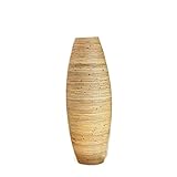 Vasen Große Vase, Bodenvase, große Hochzeit, dekorative hohe Vase, Heimwerker, Blumentopf, gewebt, Retro, antik, große Vase auf dem Boden Vase (Color : 40cm Height)