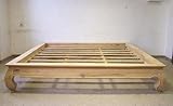 Generisch Opiumbett Bettgestell Bett 200 X 200 Holz Natur Doppelbett Bali-Stil