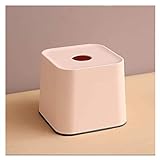 TEMKIN Tissue Box Cover，Hand Tissue Box Holder，Nordic Square Plastic Einweg-Kosmetikbox Cover/Halter Pumping Paper Case Dispenser Boxen