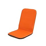 MKYOKO Einzelsofa, verstellbarer Sessel mit Netzboden, gepolsterte Rückenlehne, vielseitige Abmessungen 38 x 47 x 50 cm (Color : Rose-Red) (Orange C)