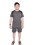 biyya® Herren Kurz Pyjama Sets Weiche Baumwolle Herren Kurz PJs, Nachtwäsche Nachtwäsche Set Pjs für Männer Jersy T-Shirt und Shorts PJ Set S bis XXL, Mss-153-b, XL