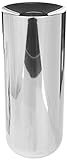 Puresigns BREEZE Vase 19,80cm Edelstahl Poliert Silber Kleine Vasen für Tischdeko