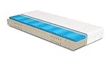 Meisterschlaf Gelschaummatratze 90x200 - SIRO Gel - H3 - RG50 / RG45-20 cm - 7 Zonen - Schadstofffrei - Gelmatratze 90x200