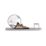 SFMZCM Metall Acryl Tinte Steingarten Pavillon Dekoration Wohnzimmer Veranda Modell Raumdekoration