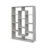 Vicco Raumteiler 11 Fächer Bücherregal Standregal Aktenregal Hochregal Aufbewahrung Regal (Beton)