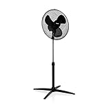 Tristar VE-5756 Standventilator – 45 W – 40 cm Ø – 115 cm Höhenverstellbarer – 3 Geschwindigkeitsstufen – Oszillierend 85°