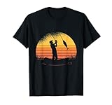 Herren Angler Sonnenuntergang Fischer Angel T-Shirt