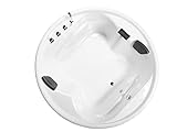 Badewanne Rund Acryl –Standbadewanne Tertius 'Rund' Indoor NEU (mit Armatur Set)