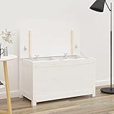 UYSELA Home Sets mit Sitzbank weiß 80x41x77 cm Kiefer massiv
