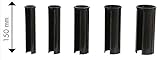 Doppler XXL 15 cm Granitsockel-Reduzierringe Innendurchmesser 25, 32, 38, 48 und 52 mm, schwarz Adapter