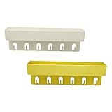 Cabilock 2 Stück Wandmontiertes Lagerregal Aus Metall Badezimmerregal Metallregal Badezimmer-Handtuchhalter Regale Wandmontiertes Wandregal Wandmontierte Regale Zur Aufbewahrung