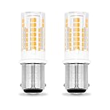ZHENMING B15D LED Dimmbar 230V 3.5W Glühbirne, Schlanke LED-Spezial Lampe B15d Sockel Birne Warmweiß ​3000K 460LM Ersatz für 40W Nähmaschinenlampe, 2er-Pack
