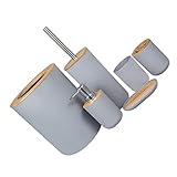 Zerodeko 1 Set Badezimmer Sechsteiliges Set Bad-Ensemble-Set Seifenspender-Set Keramik-Lotionsflasche Keramik-Zahnbürstenhalter Kommoden-Sets Reinigungsbürsten-Set Badezimmer-Waschzubehör