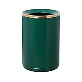 Abfalleimer 10l Mülltonnen Wohnzimmer Doppelschichtige Haushaltsmülltonnen Niedliche große Küche Schlafzimmer Badezimmer Einfache Mülltonnen Büro-Papierkorb Küchenmülldosen (Color : Groen)