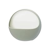 TEMKIN Seifenhalter for den Haushalt, Wand-Saugnapf-Seifenbox, Kunststoff-Seifenbox-Halter mit Abflussloch an der Unterseite, ist EIN unverzichtbares Geschenk for Seifensparer im neuen Zuhause Box (C