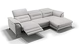 sofanella - Eckgarnitur GANDINO Wohnlandschaft Echtleder Eckcouch