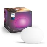 Philips Hue White & Color Ambiance Tischleuchte Flourish 570lm, dimmbar, 16 Mio. Farben, steuerbar via App, kompatibel mit Amazon Alexa (Echo, Echo Dot)