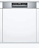 Bosch SMI6ZCS49E Serie 6 Smarter Geschirrspüler integriert, 60 cm breit, Besteckschublade, Made in Germany, Silence Programm besonders leise, ExtraClean Zone Wasserdüsen im Oberkorb