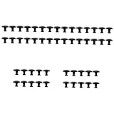 DOITOOL 50 Stück Türgriffe Antikes Dekor Antike Kommode Keramik-Dekor Kinderzimmer Schrank Retro-Griff Küchenschrankknöpfe Zuggriff Schrankgriffe Schubladengriffe Legierung