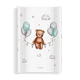 Baby Wickelauflage Wickelmulde Wickelunterlage 50 x 70 cm abwaschbar Wickeltischauflage Wickelaufsatz für Kinderbett Unisex (Träumer)