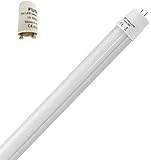Braytron 1x 150cm LED Röhre G13 T8 Leuchtstofföhre Tube / 24W Neutralweiß (4200K) 2430 Lumen 270° Abstrahlwinkel/inkl. Starter milchweiße Abdeckung