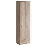 ASM Armario Kleiderschrank, 60 x 203 x 32 cm, Eiche
