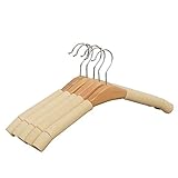 YLiansong-home Kleiderbügel Kleidung gepolsterte Kleiderbügel Frauen Schaumbügel for Erwachsene Kleidung for drinnen für Jacke Hosenkleid & Jeans (Color : Beige, Größe : 39cm)